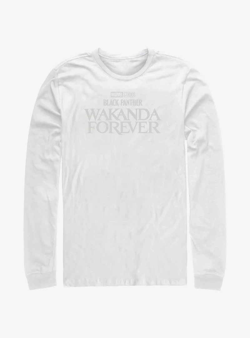 Marvel Black Panther: Wakanda Forever Logo Long-Sleeve T-Shirt