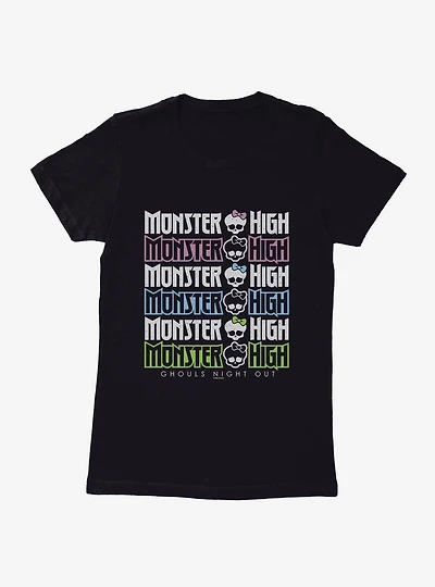 Monster High Ghouls Night Out Womens T-Shirt