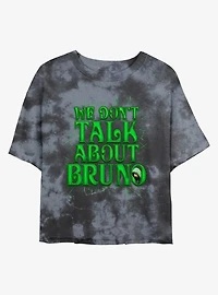 Disney Encanto We Don't Talk About Bruno Tie-Dye Girls Crop T-Shirt