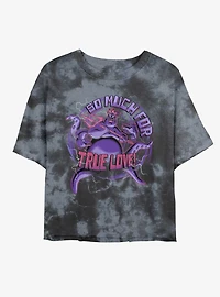 Disney The Little Mermaid Ursula So Much For True Love Tie-Dye Girls Crop T-Shirt