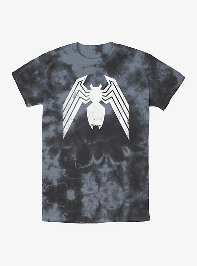 Marvel Venom Spider Logo Tie-Dye T-Shirt