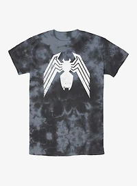 Marvel Venom Spider Logo Tie-Dye T-Shirt