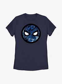 Marvel Spider-Man Mask Of Faces Womens T-Shirt