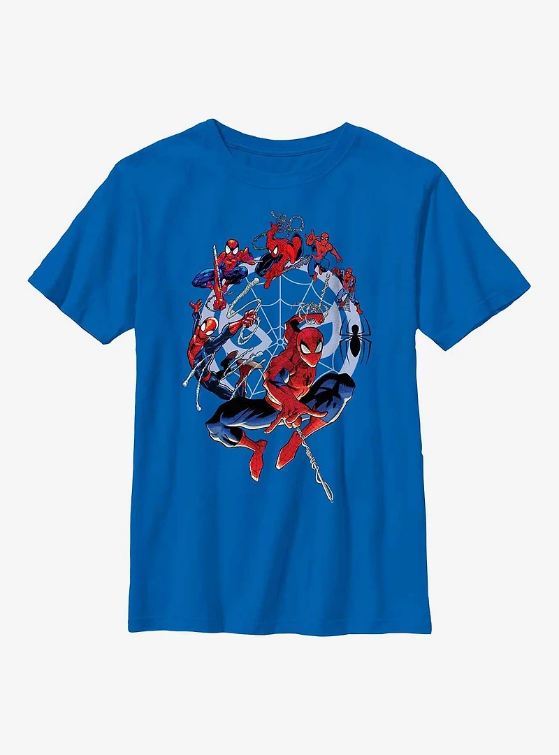Marvel Spider-Man Circle Evolution Youth T-Shirt