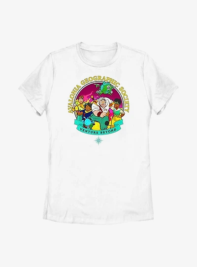 Disney Strange World Avalonia Geographic Society Group Womens T-Shirt
