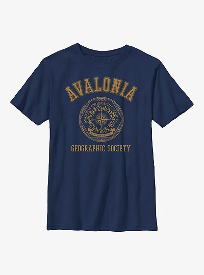 Disney Strange World Avalonia Geographic Society Youth T-Shirt