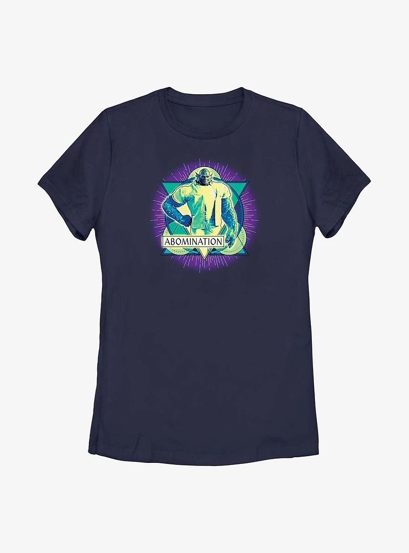 Marvel She-Hulk Abomination Badge Womens T-Shirt
