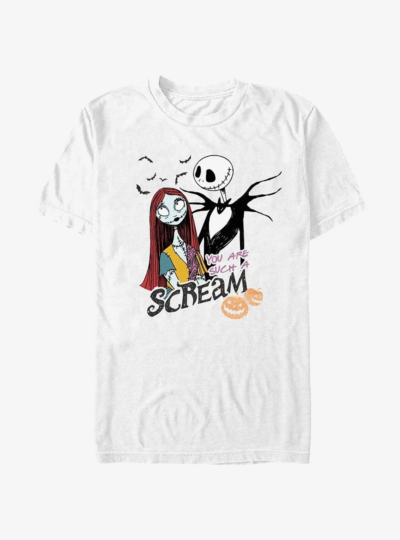 Disney The Nightmare Before Christmas Jack And Sally You Are Such A Scream T-Shirt