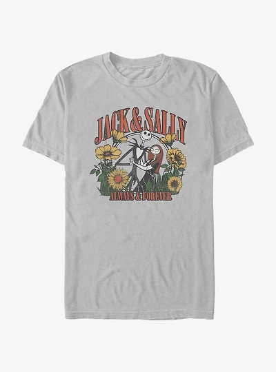Disney The Nightmare Before Christmas Jack and Sally Always & Forever T-Shirt