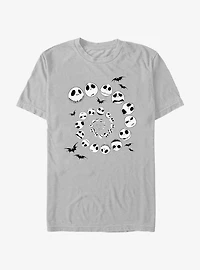 Disney The Nightmare Before Christmas Jack Skellington Emotion Swirl T-Shirt