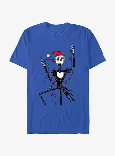 The Nightmare Before Christmas Santa Jack Lights T-Shirt
