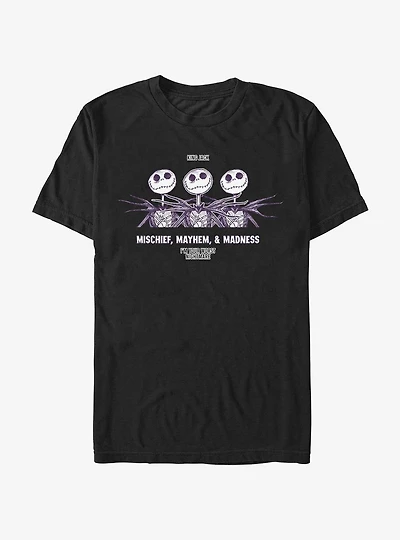 Disney The Nightmare Before Christmas King Jack Mischief, Mayhem, & Madness T-Shirt