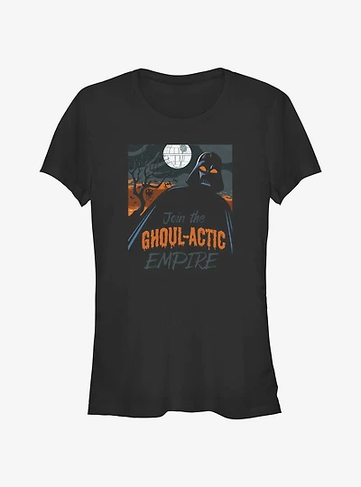 Star Wars Vader Join The Ghoul-actic Empire Girls T-Shirt