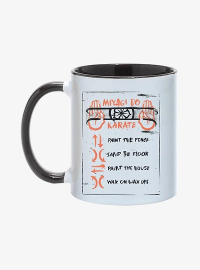 Cobra Kai Miyagi Do Karate Instructions Mug 11oz
