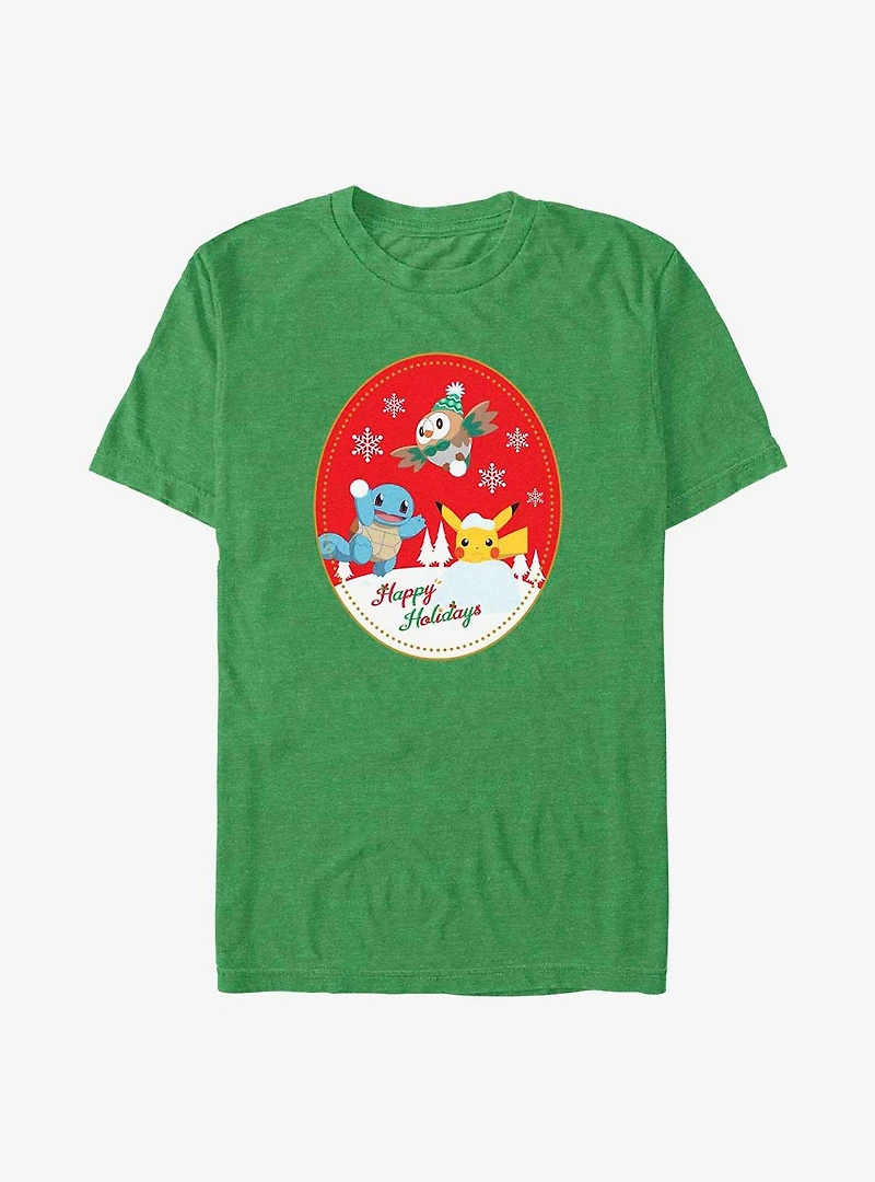Pokemon Happy Holiday Snow Day T-Shirt