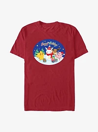 Pokemon Happy Holidays Snowman T-Shirt