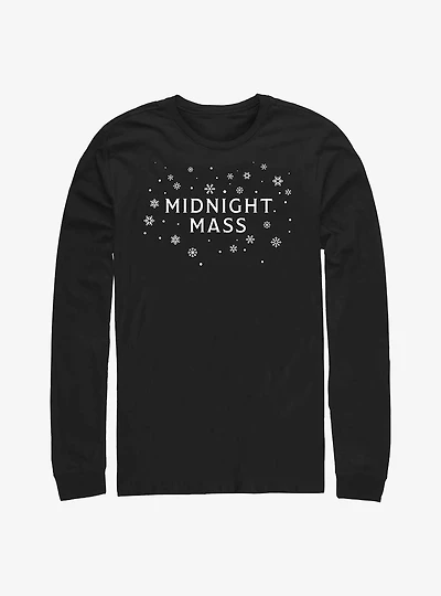 Midnight Mass Snowflake Logos Long-Sleeve T-Shirt