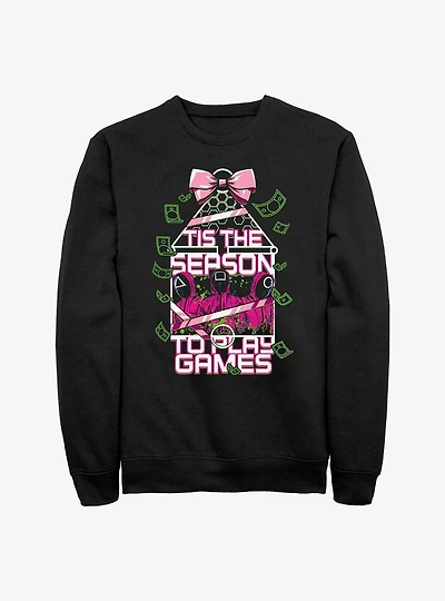 Squid Game Tis The Season To Play Games Sweatshirt