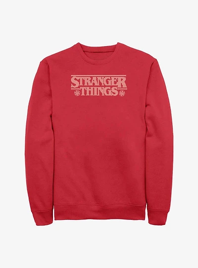 Stranger Things Knitted Logo Sweatshirt