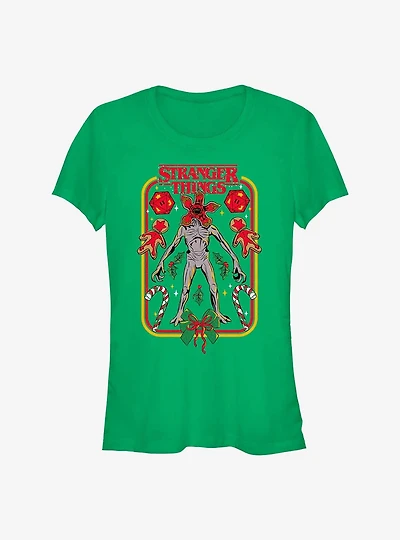 Stranger Things Demogorgon Holiday Girls T-Shirt