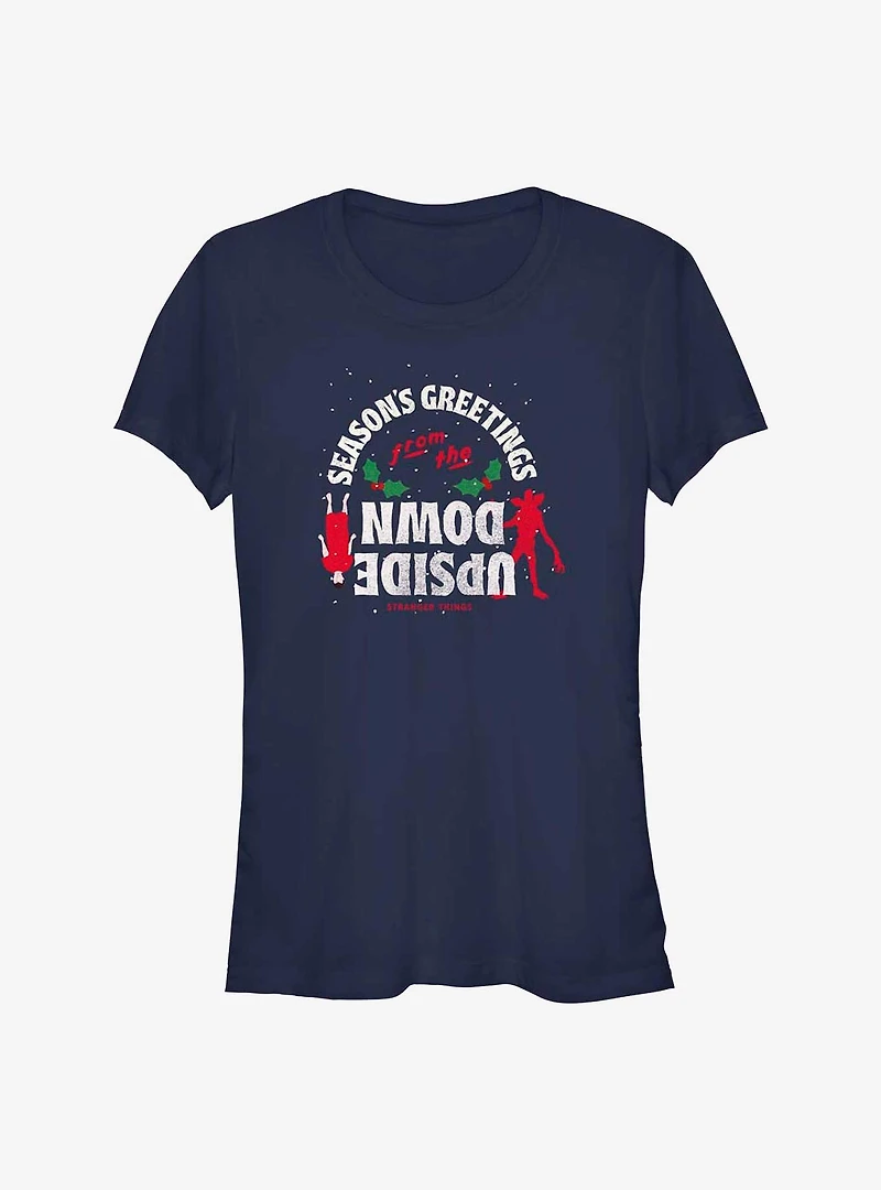 Stranger Things Eleven Season's Greetings Girls T-Shirt