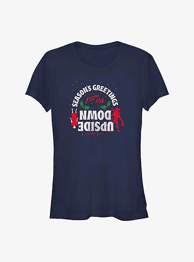 Stranger Things Eleven Season's Greetings Girls T-Shirt