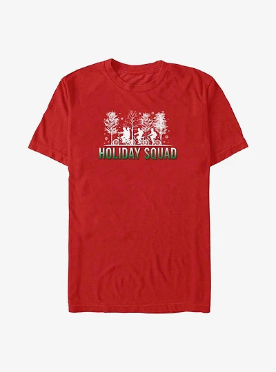 Stranger Things Holiday Squad Bike Ride T-Shirt