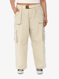 Sand Cargo Work Pants Plus Size