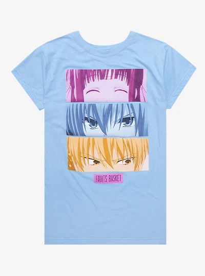 Fruits Basket Trio Eyes Panel Girls T-Shirt