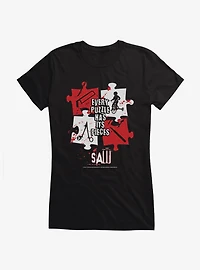 Saw Puzzle Pieces Girls T-Shirt
