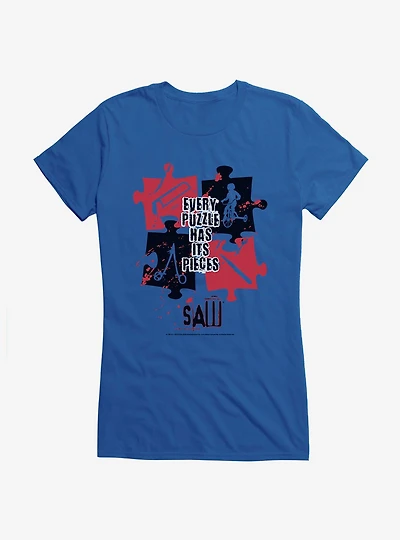 Saw Puzzle Pieces Girls T-Shirt