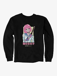 Artist Alley Anime Girl Sword Sweatshirt