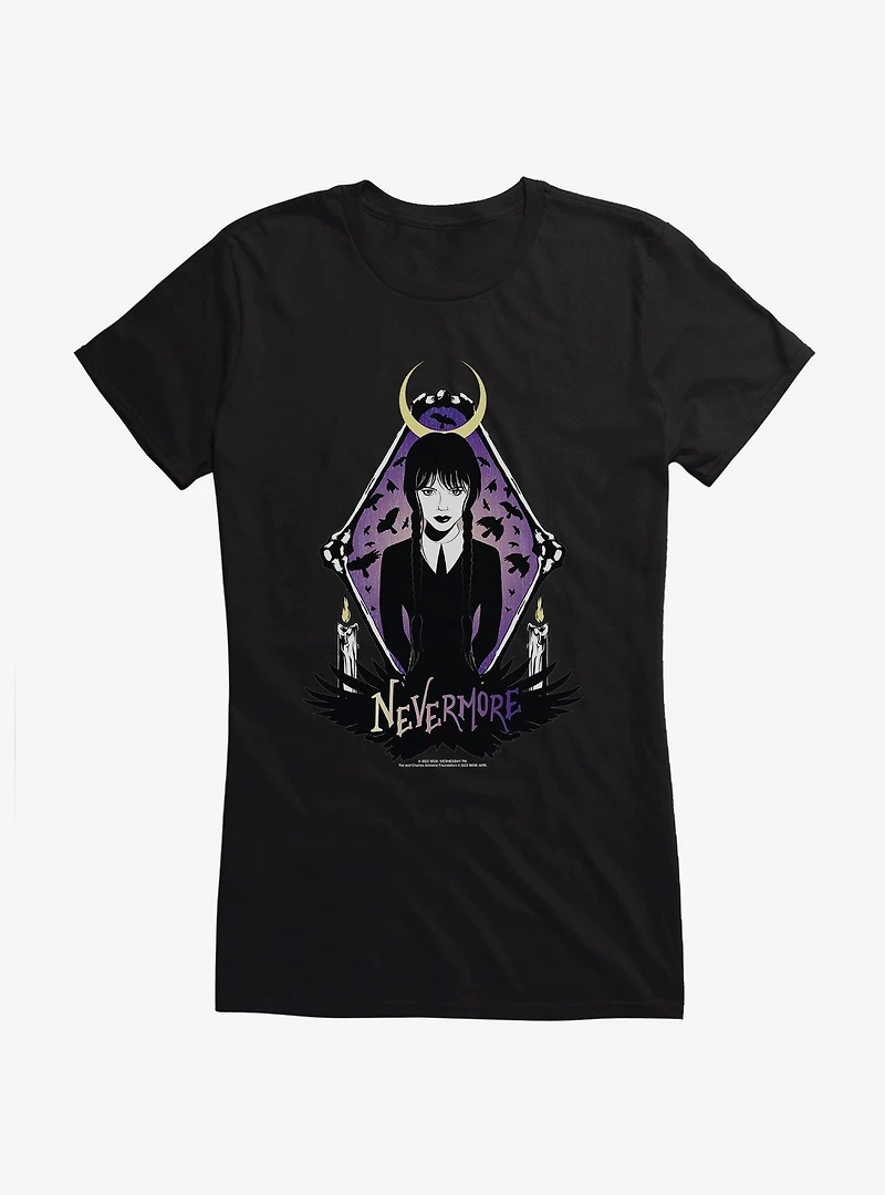 Wednesday Nevermore Girls T-Shirt