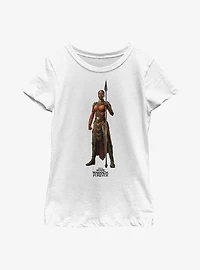 Marvel Black Panther: Wakanda Forever Okoye Simple Youth Girls T-Shirt