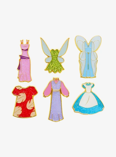 Loungefly Disney Glitter Dresses Blind Box Enamel Pin - BoxLunch Exclusive