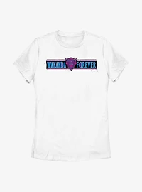Marvel Black Panther: Wakanda Forever Banner Womens T-Shirt
