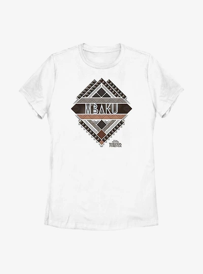 Marvel Black Panther: Wakanda Forever Mbaku Crest Womens T-Shirt