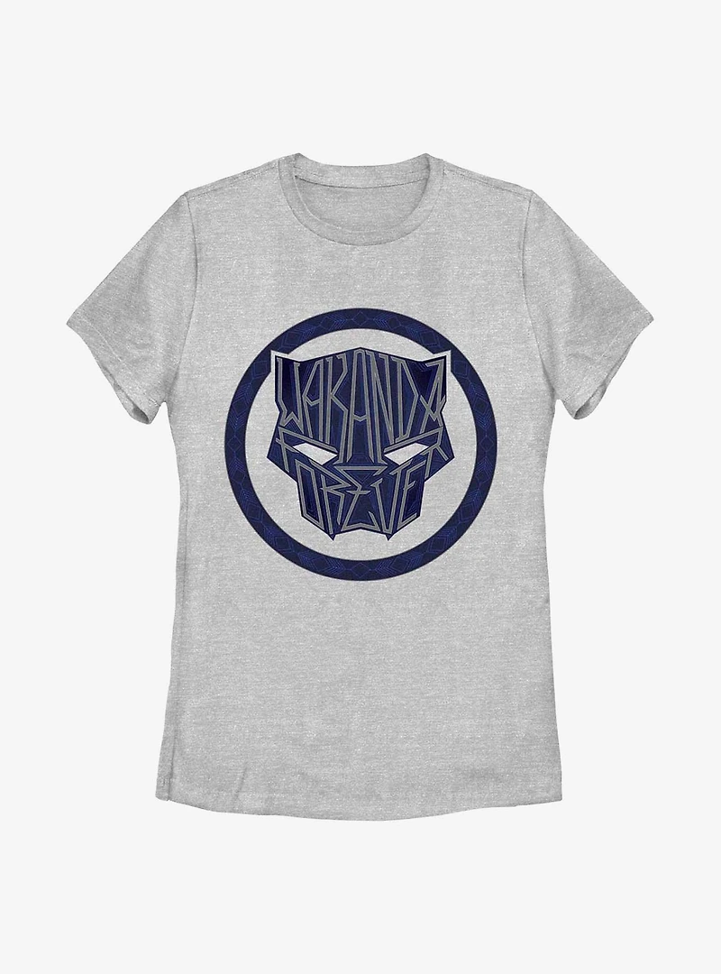 Marvel Black Panther: Wakanda Forever Sigil Graffiti Womens T-Shirt