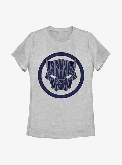Marvel Black Panther: Wakanda Forever Sigil Graffiti Womens T-Shirt