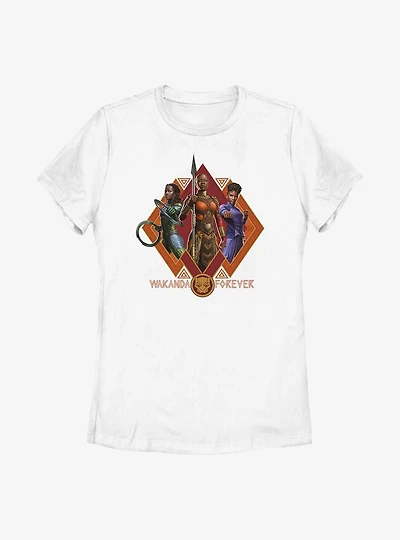Marvel Black Panther: Wakanda Forever Trio Womens T-Shirt
