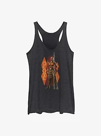 Marvel Black Panther: Wakanda Forever Okoye Pattern Womens Tank Top