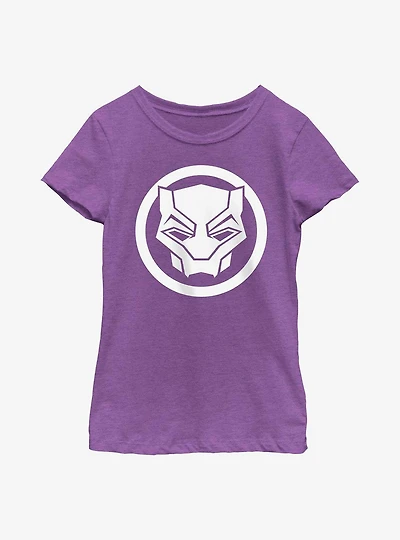 Marvel Black Panther: Wakanda Forever Simple Sigil Youth Girls T-Shirt