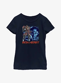 Marvel Black Panther: Wakanda Forever Ironheart Portrait Youth Girls T-Shirt