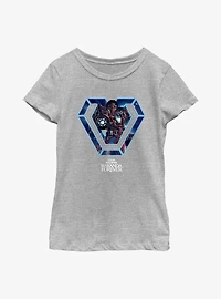 Marvel Black Panther: Wakanda Forever Ironheart Hero Stance Youth Girls T-Shirt