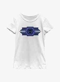 Marvel Black Panther: Wakanda Forever Sigil Hexes Youth Girls T-Shirt