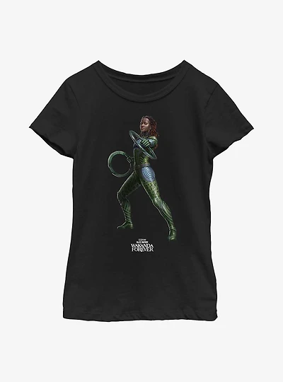 Marvel Black Panther: Wakanda Forever Nakia Simple Youth Girls T-Shirt