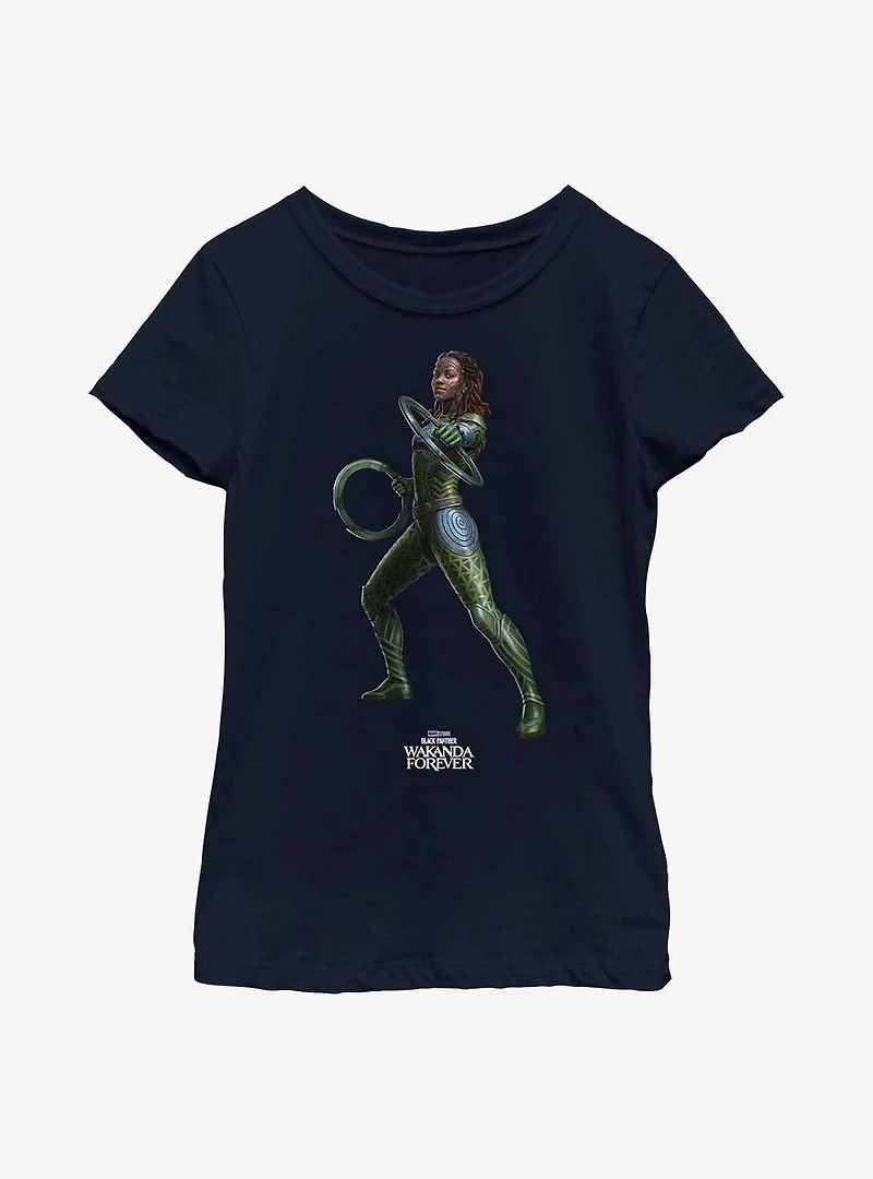 Marvel Black Panther: Wakanda Forever Nakia Simple Youth Girls T-Shirt