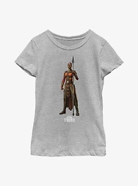 Marvel Black Panther: Wakanda Forever Okoye Simple Youth Girls T-Shirt