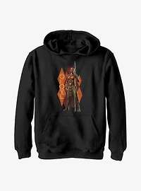 Marvel Black Panther: Wakanda Forever Okoye Pattern Youth Hoodie