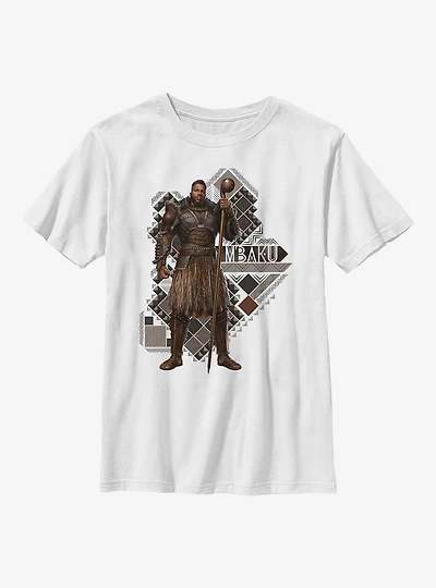 Marvel Black Panther: Wakanda Forever Mbaku Pattern Youth T-Shirt